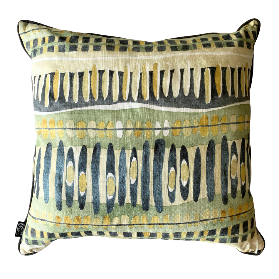 Makora Green with Piping
