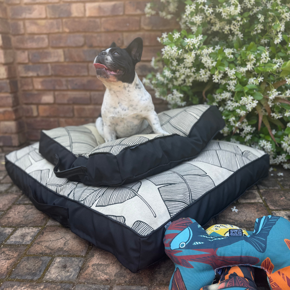 Plantation Black Outdoor Pet Bed