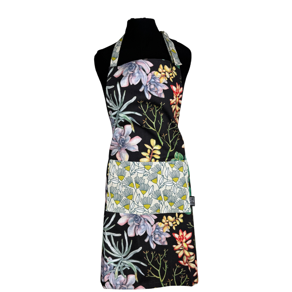 Succulent Charcoal and Cape Floral Lime