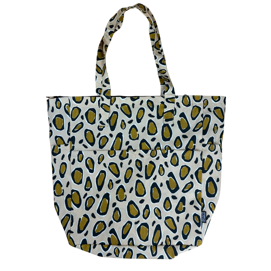 Leopard Spot Came Beach Bag