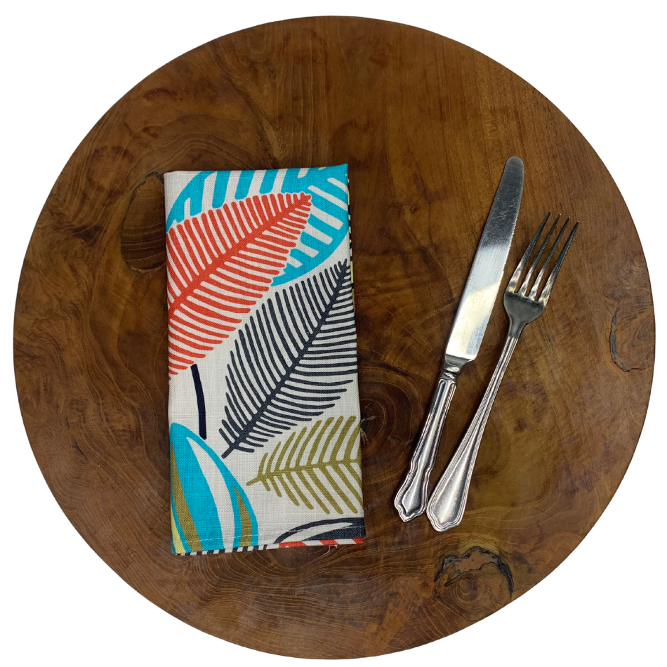 Napkin Set of 2 Stillo Aqua
