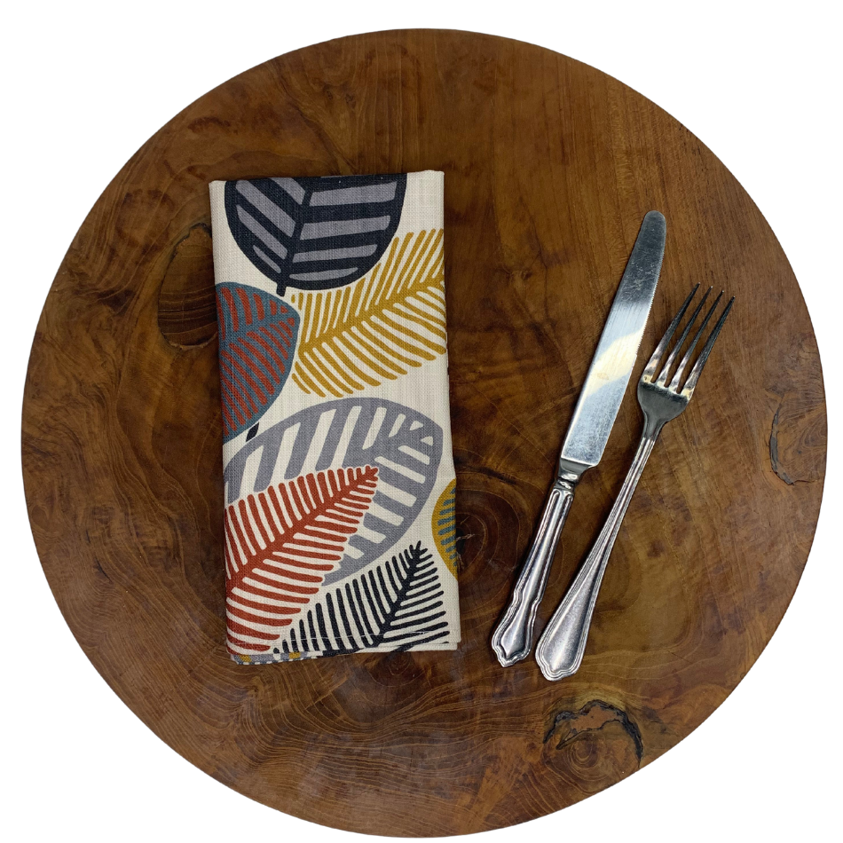 Napkin Set of 2 Stillo Kidney Bean